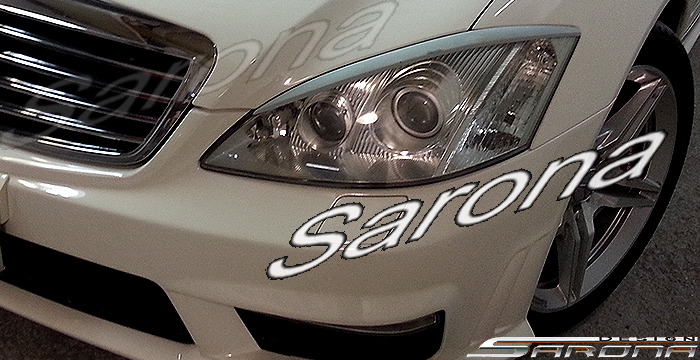 Custom Mercedes S Class  Sedan Eyelids (2007 - 2013) - $129.00 (Part #MB-008-EL)